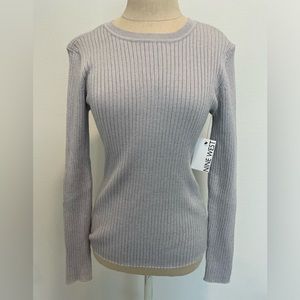 Nine West Silver Shimmer Sweater